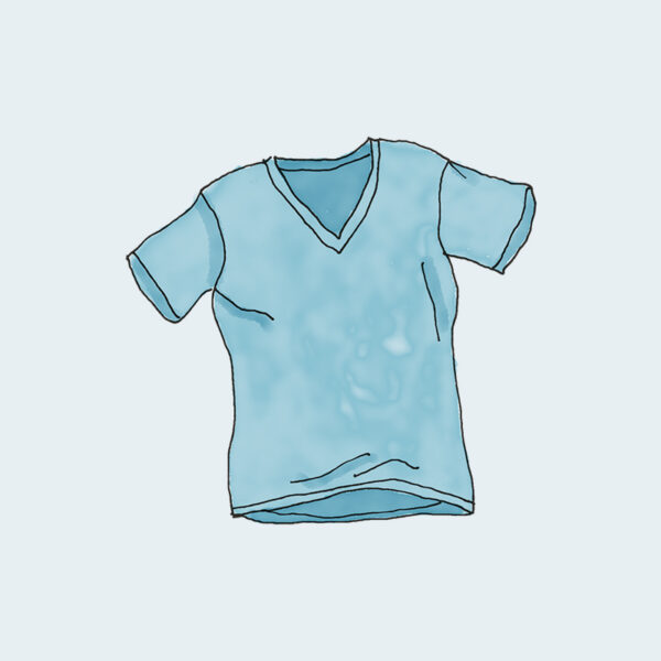 V-Neck T-Shirt Red